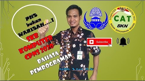SKB Komputer Pranata Komputer CPNS 2020