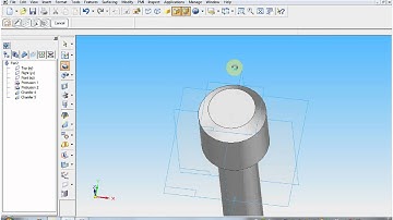 solid edge video tutorial-2/ project, screw jack-1/screw spidle/ ved
