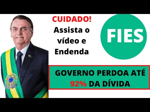 CUIDADO: GOVERNO PROMETE PERDOAR 92% DA DÍVIDA DO FIES