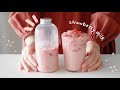 Real strawberry milk 