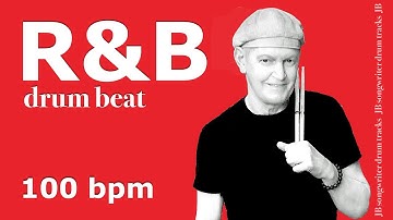 R&B Drum Beat 100 bpm with RnB Drum Backing Track Loops - #19