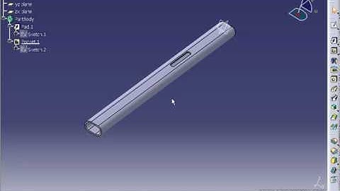 Catia V5 Tutorial-93 Compass Rotate Part