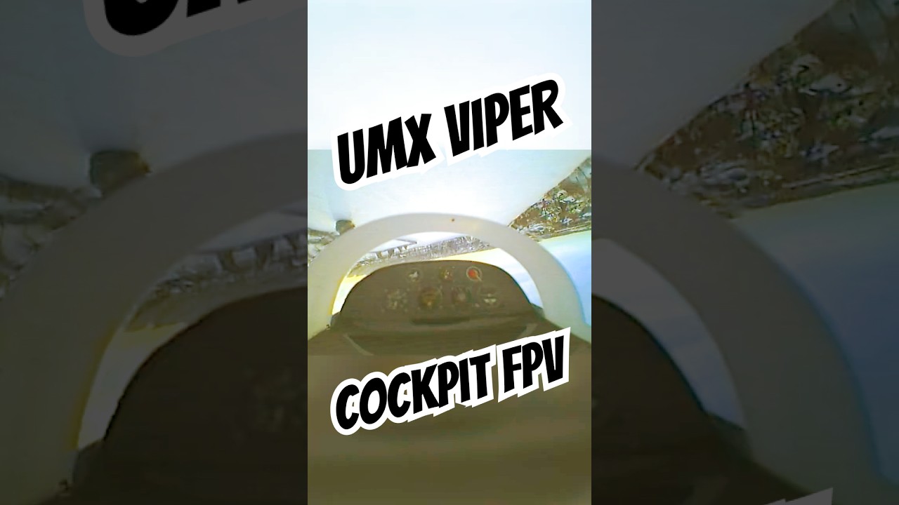 UMX Viper 30mm FPV – Первый в истории полет из кабины пилота 