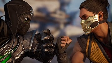 Mortal Kombat 1 - Noob Saibot vs Scorpion | All Intro/Interaction Dialogues
