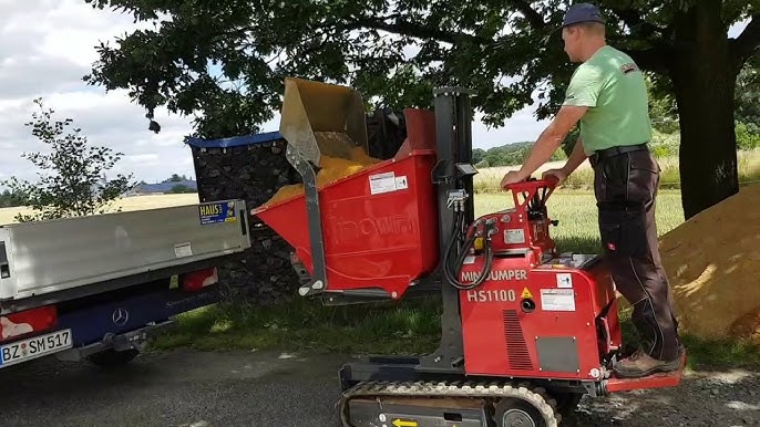 Hinowa Brouette sur chenille autochargeuse HS 850 mini dumper