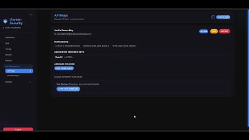 Setup your first Secure API Key - Unseen Security