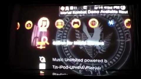Add music from iPod to ps3