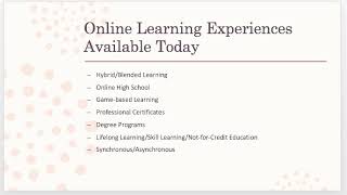 Distance Learning Explainer Video