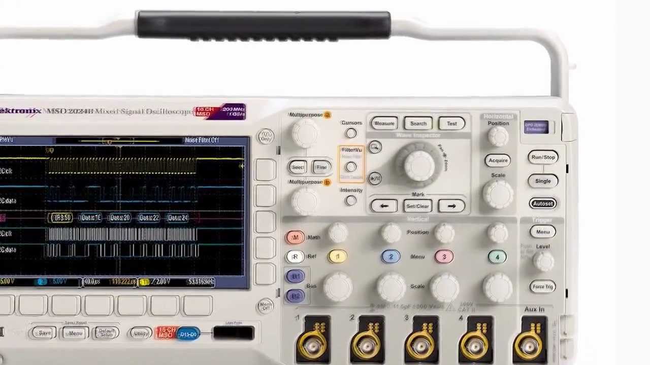 Осциллографы Tektronix MSO/DPO2000B