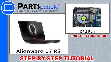 Dell Alienware 17 R3 (P43F002) CPU Fan How-To Video Tutorial