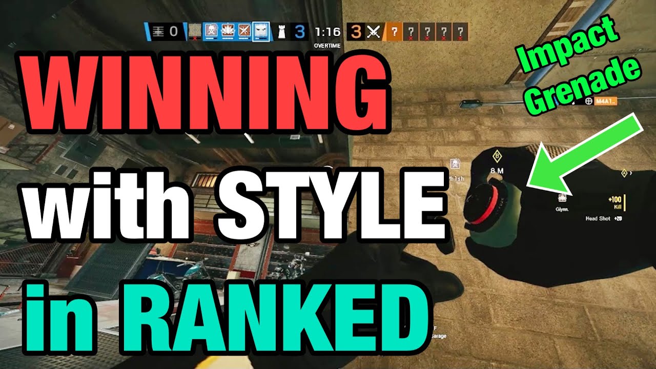 WINNING with STYLE in RANKED - Rainbow Six Siege - YouTube