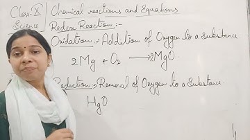 Class X Science 23 03 2021 by Ms Mridulata Upadhyay Chemical reactions and equations