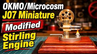 Custom OKMO Microcosm J07 Stirling Engine | Workshop Fixes & Live Run! 🔥