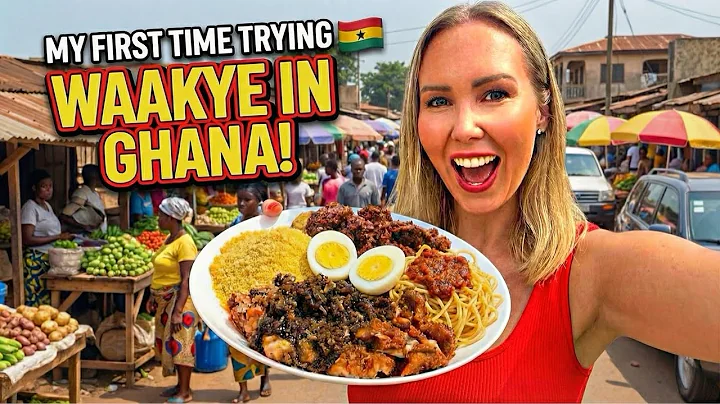 Trying Waakye for the First Time in Ghana 🇬🇭 | Norwegian Girl Living Abroad 💃