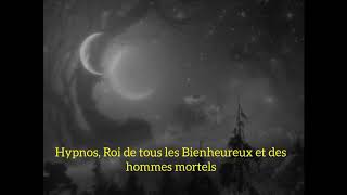 L'hymne orphique pour dormir (Hypnos) en Grec Ancien