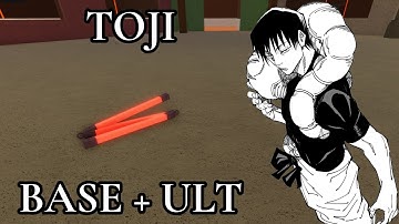 [SKILL BUILDER] Toji (Base + Ult) Custom Moveset Showcase | Jujutsu Shenanigans