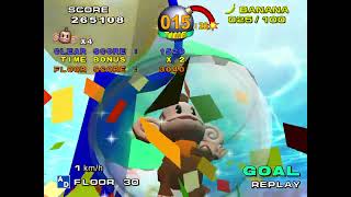 Monkey Ball (Arcade) - Advanced One-Life Clear (Getting to Advanced Extra)
