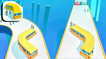 School Bus Rush ​- All Levels Gameplay Android,ios (Levels 4-5)