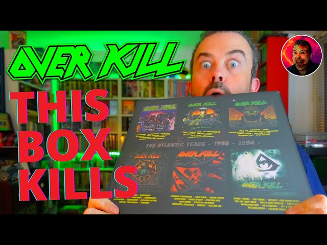 OVER KILL THE ATLANTIC YEARS CDボックスセット OVERKILL Atlantic Years box set unboxing. Includes Taking Over
