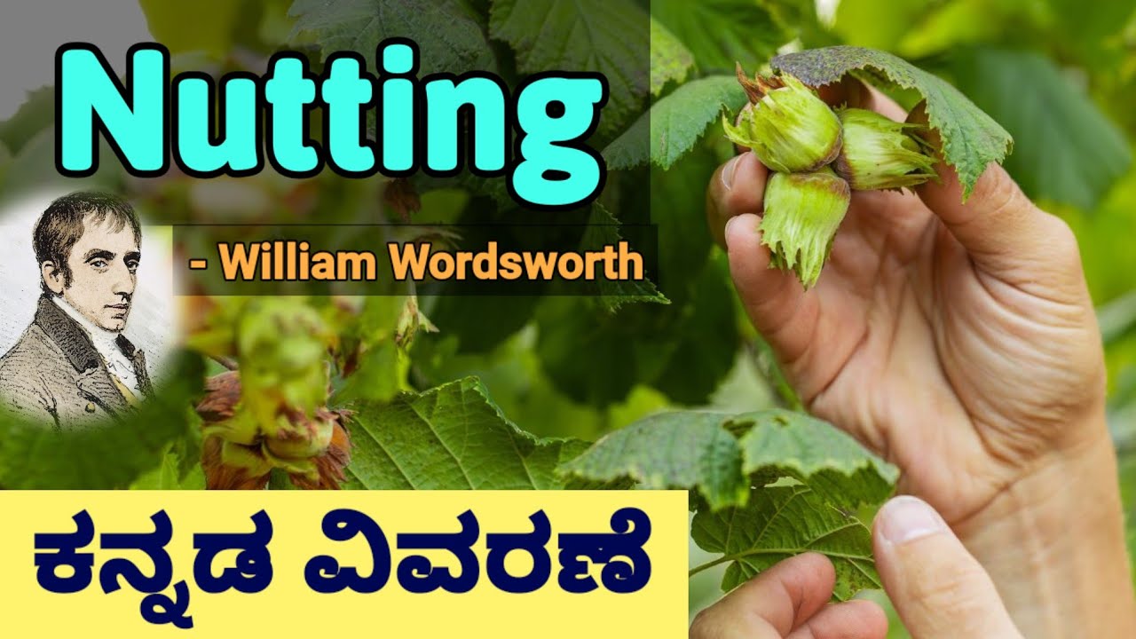 Nutting Kannada Summary William Wordsworth Easy  English Points ಕನ್ನಡ ವಿವರಣೆ