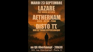 LAZARE, AETHERNAM et DISTO π au QG Oberkampf