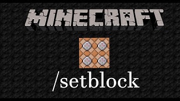 Minecraft Tutorials - /Setblock Command