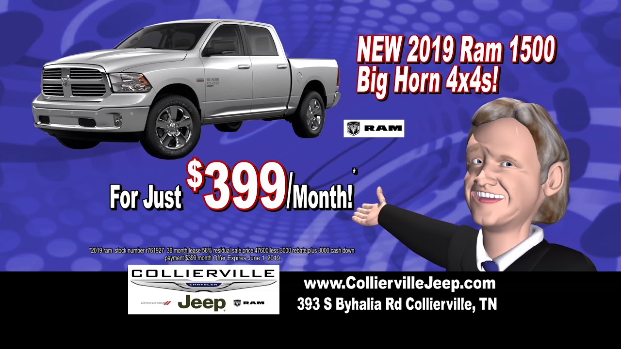 2020 ram 1500 big horn The All New 2019 Ram 1500 Big Horn Starting As Low As $399 Per Month