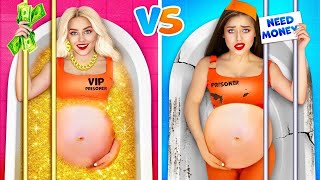 Chicas populares vs impopulares en prisión || Historias extremas de embarazadas por RATATA COOL