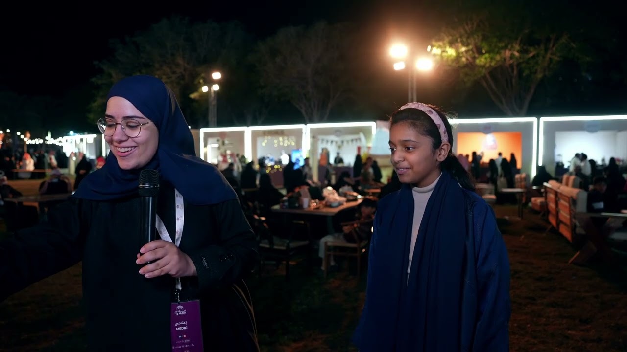 فوازير مهرجان ليالي كفو تشعل حماس زوار المهرجان. 