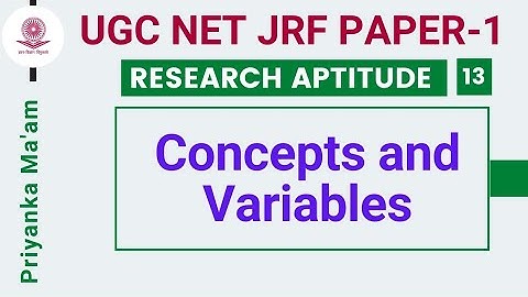 UGC NET JRF Paper -1 | Research Aptitude by Priyanka Ma