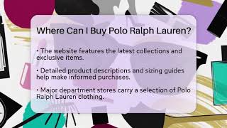 Where Can I Buy Polo Ralph Lauren? - The Sharp Dressed Gent