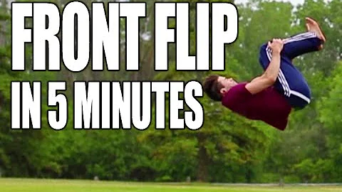 How to Front Flip Tutorial | Only 5 Minutes to Learn