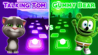 Talking Tom VS Gummy Bear - Tiles Hop EDM Rush screenshot 1