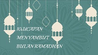 Tribun-video.com - berikut 10 ucapan ramadhan 1. bersihkan hati,
jernihkan pikiran dan sucikan perbuatan. selamat menunaikan ibadah
puasa. 2. menjemp...