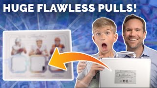 HUGE Flawless Football Box Opening with My Son! Happy Father's Day! (PART 2)