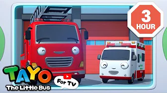 Red Rescue Team on Emergency Mission! 🚒🔥 | Emergency Dispatch Compilation | Tayo the Little Bus