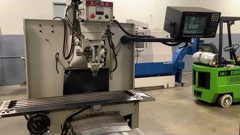 Acra  12” X54” DM2VS CNC Bed Mill W/Anilam 1100 Control, FAB214