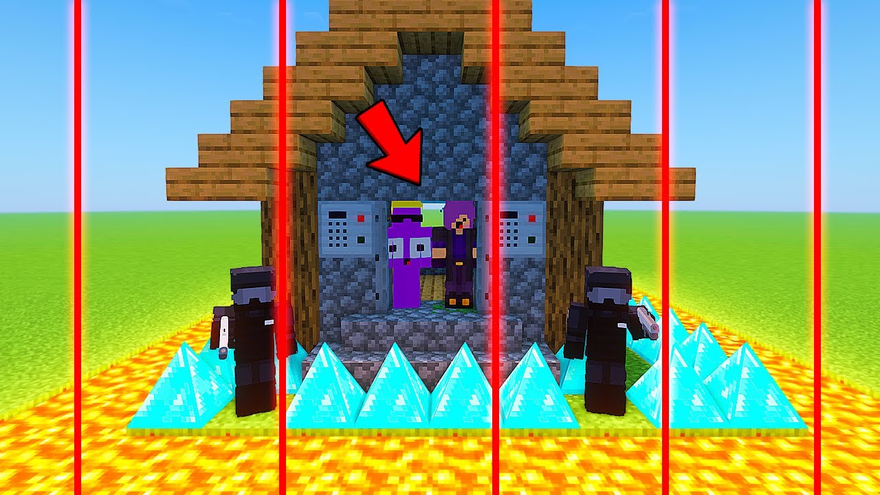 ESSA É CASA MAIS SEGURA DO MINECRAFT!!! (e nós temos que escapar dela.)