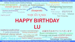 Lu   Languages Idiomas - Happy Birthday