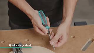 Hand Screwdriver With Bit Socket: For ergonomic use
