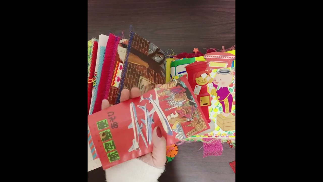 昭和レトロ ジャンクジャーナル junk journal - YouTube