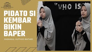 LUCU DAN KOMPAK! PIDATO PREMITA DAN PRENITA | MASKANUL HUFFADZ INDONESIA