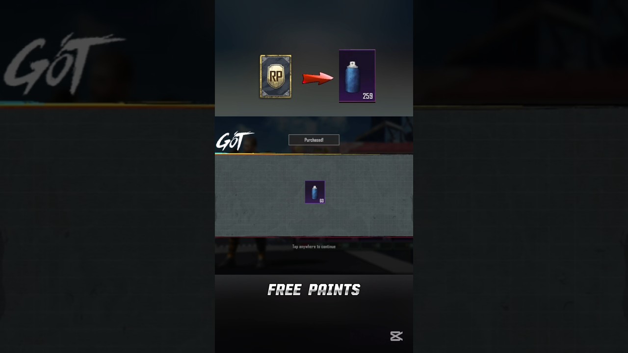 Pubg Free Paint Purchase ✅