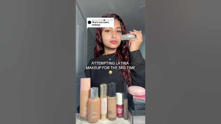 TRYING LATINA MAKEUP