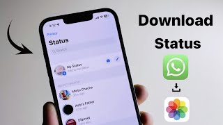 Download WhatsApp Status in iPhone || How to download WhatsApp status in photos app screenshot 2