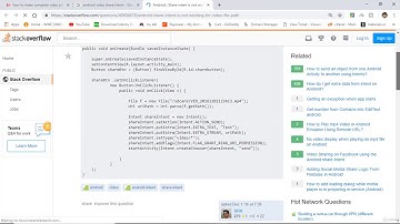 How To Create Complete Video Player For Android Part 12  Bottom Menu with play , share and delete bu