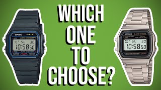 Casio F91w vs Casio A158 | Which one to choose?