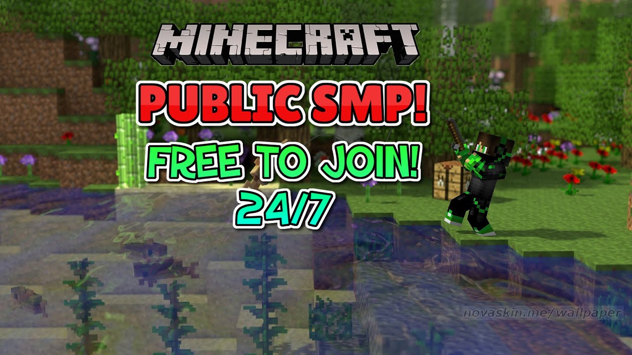 🔴 MINECRAFT PUBLIC SMP FREE TO JOIN JAVA + PE || MINECRAFT || LIVE ...