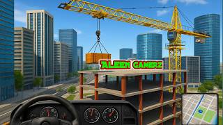 Construction Crane Loading Mode 🏗| Tower Crane Operator Simulator Game🏘 | Aleen Gamerz 🇰🇼 screenshot 5