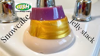 Lush Snowcake jelly stack Christmas 2021